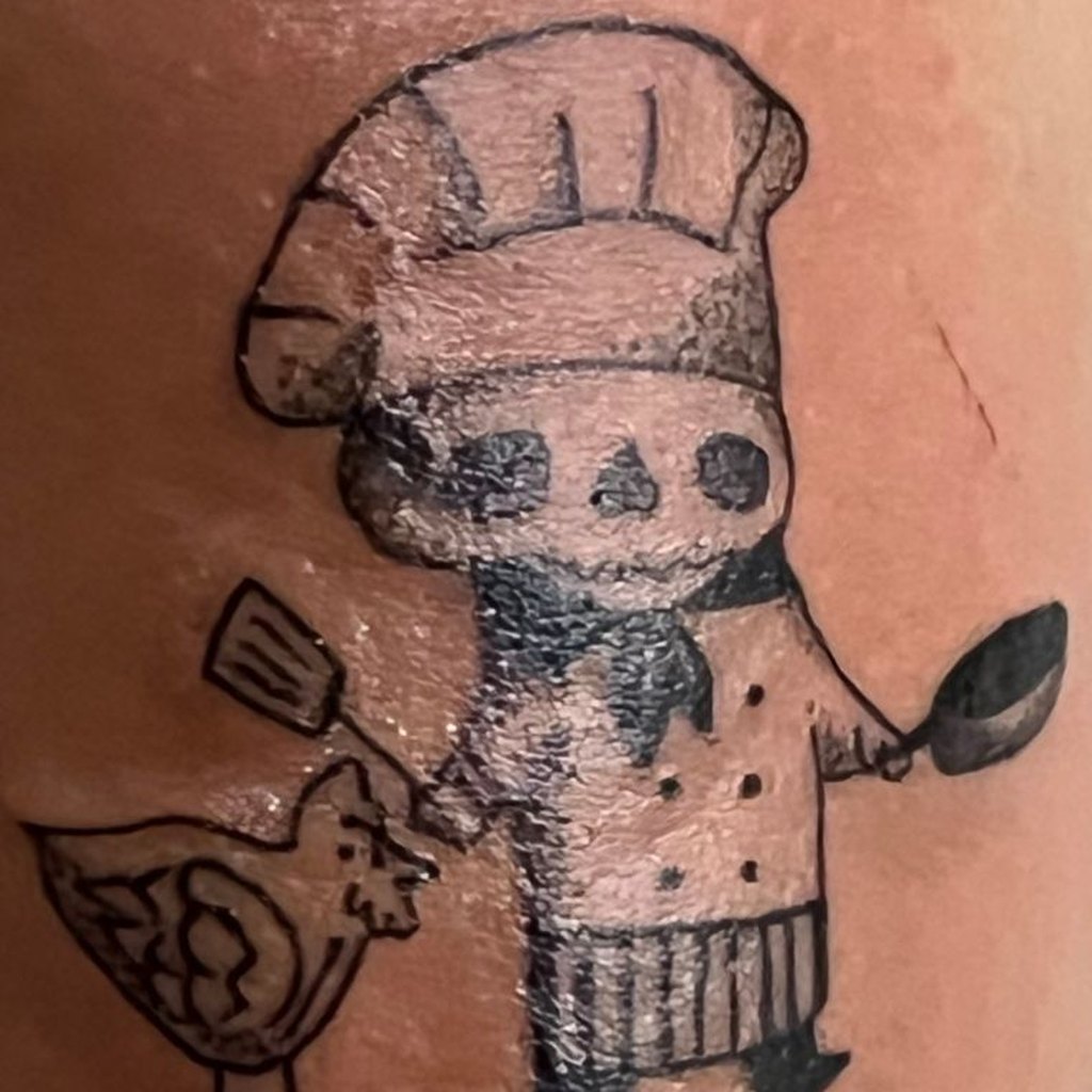 FL-02 chef — healed on skin