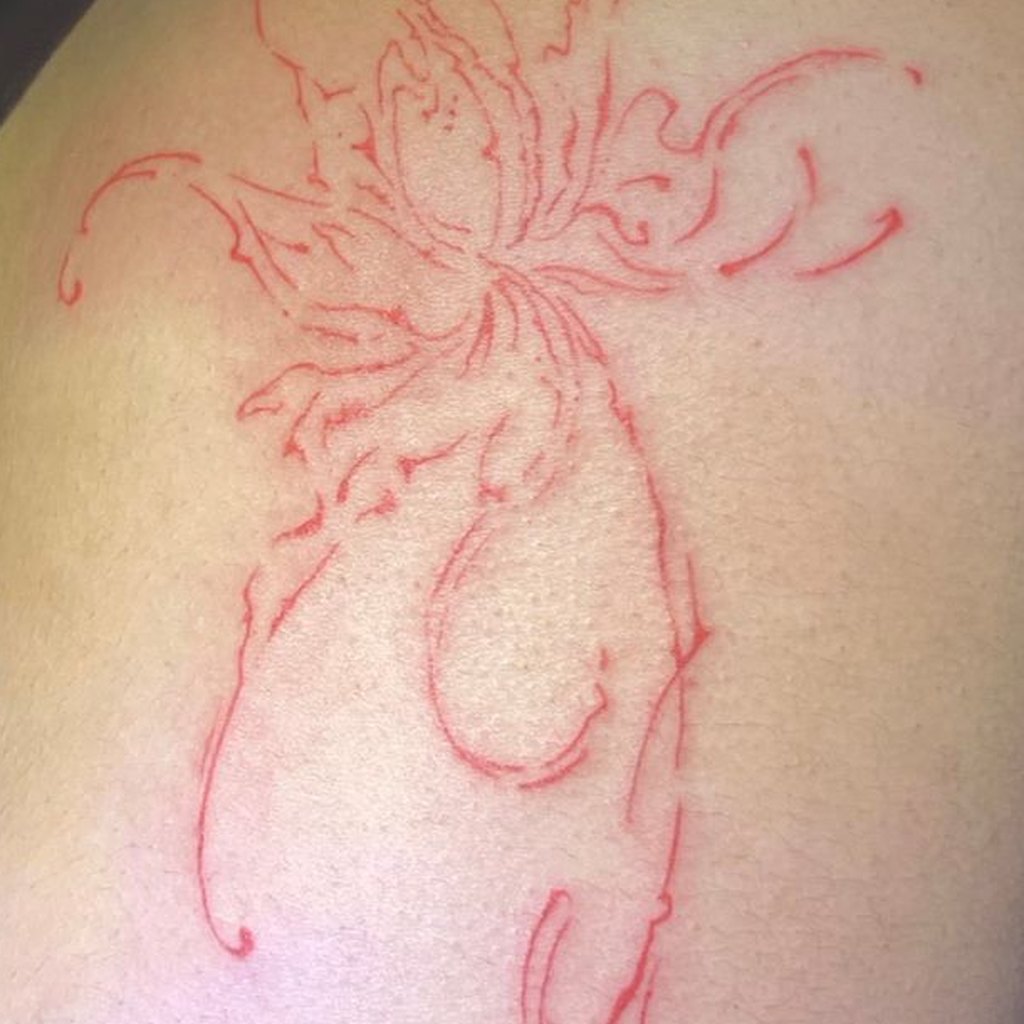 FL-04 phoenix — healed on skin